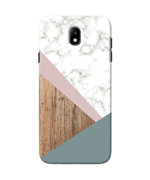 Marble Wood Abstract Samsung J7 Pro Back Cover