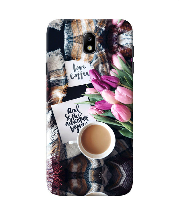 Love Coffee Quotes Samsung J7 Pro Back Cover