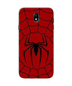 Spiderman Web Samsung J7 Pro Real 4D Back Cover