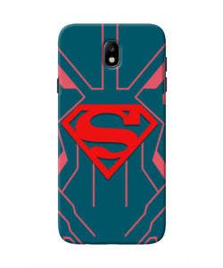 Superman Techno Samsung J7 Pro Real 4D Back Cover