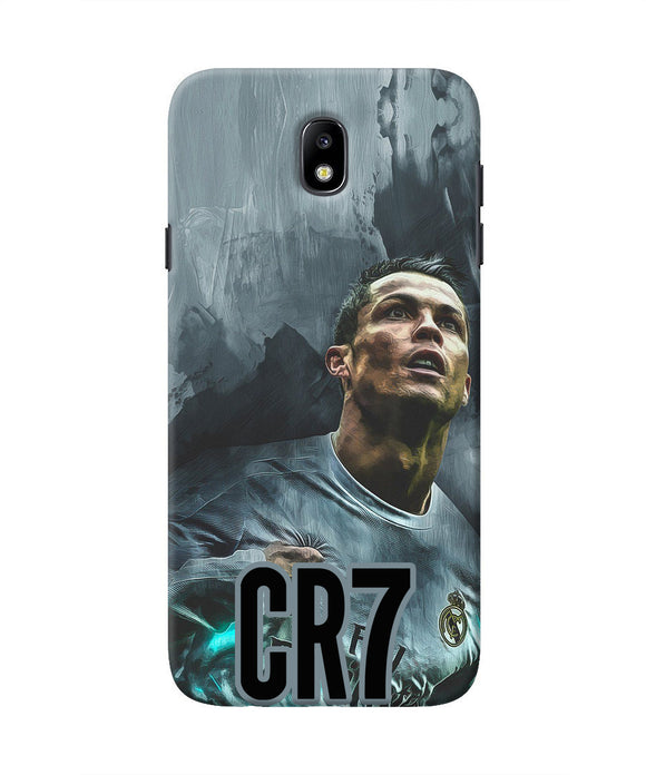 Christiano Ronaldo Grey Samsung J7 Pro Real 4D Back Cover