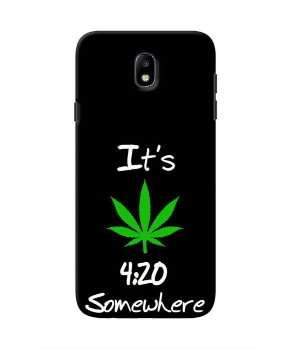 Weed Quote Samsung J7 Pro Real 4D Back Cover