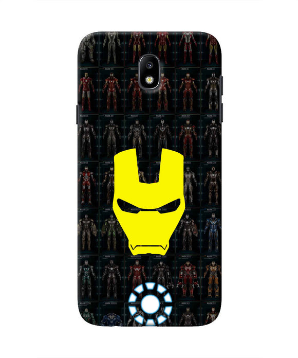 Iron Man Suit Samsung J7 Pro Real 4D Back Cover