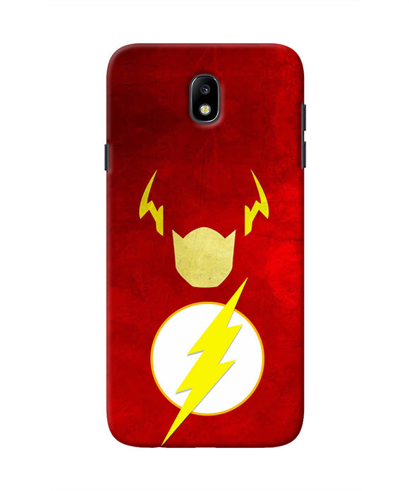 Flash Character Samsung J7 Pro Real 4D Back Cover