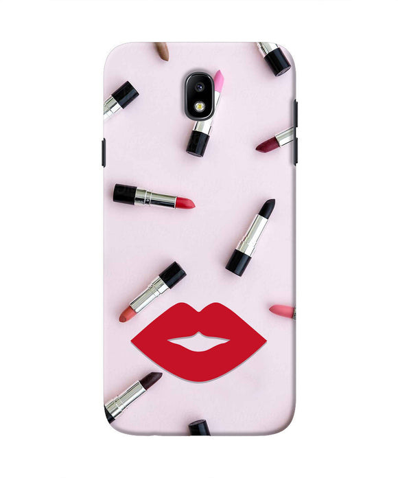 Lips Lipstick Shades Samsung J7 Pro Real 4D Back Cover