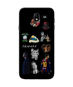 Positive Characters Samsung J7 Pro Back Cover