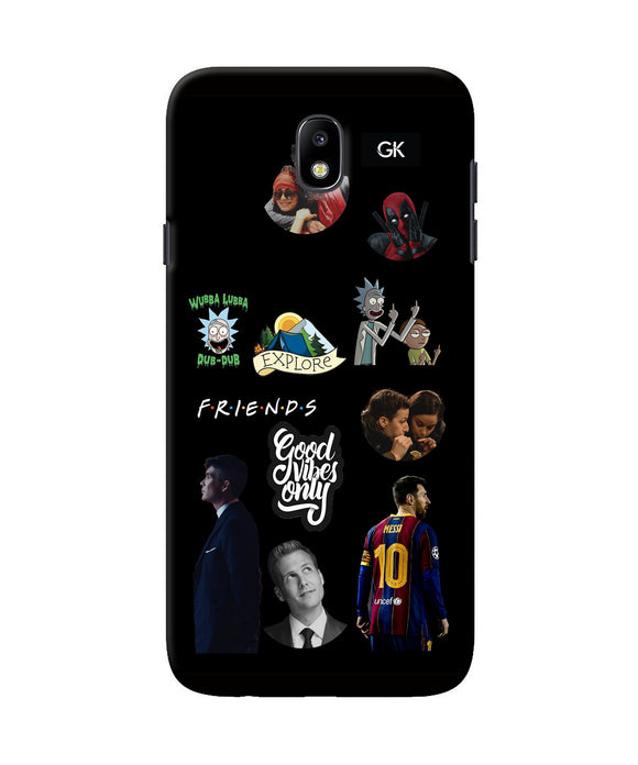 Positive Characters Samsung J7 Pro Back Cover