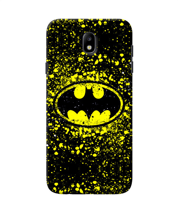 Batman Last Knight Print Yellow Samsung J7 Pro Back Cover