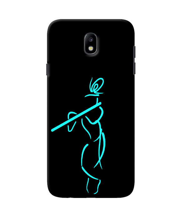 Lord Krishna Sketch Samsung J7 Pro Back Cover