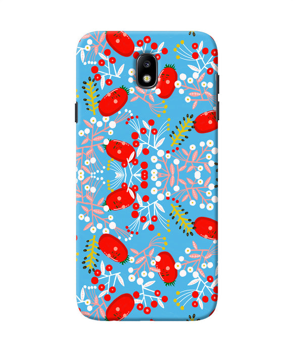 Small Red Animation Pattern Samsung J7 Pro Back Cover