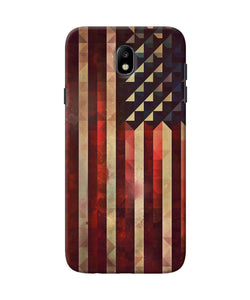 Vintage Us Flag Samsung J7 Pro Back Cover