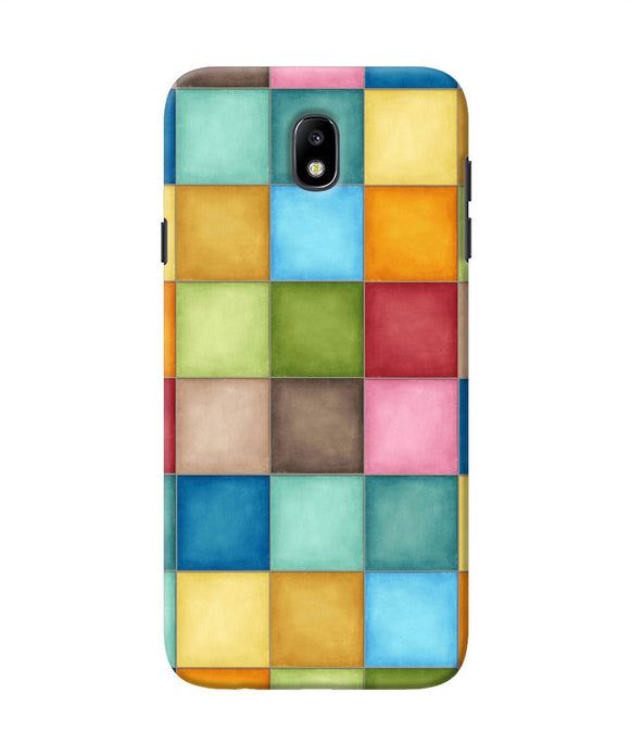 Abstract Colorful Squares Samsung J7 Pro Back Cover