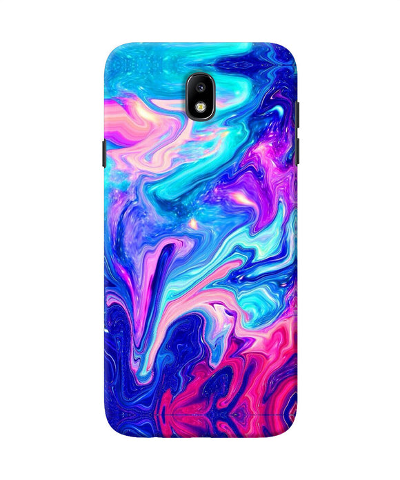 Abstract Colorful Water Samsung J7 Pro Back Cover