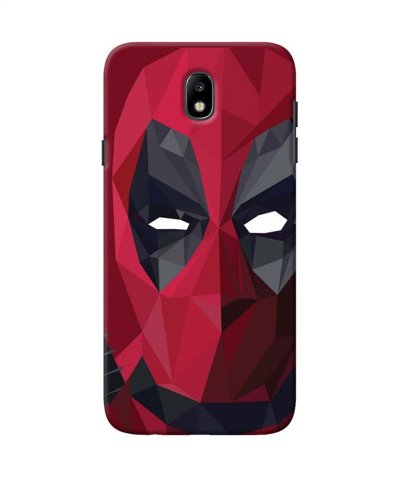 Abstract Deadpool Mask Samsung J7 Pro Back Cover