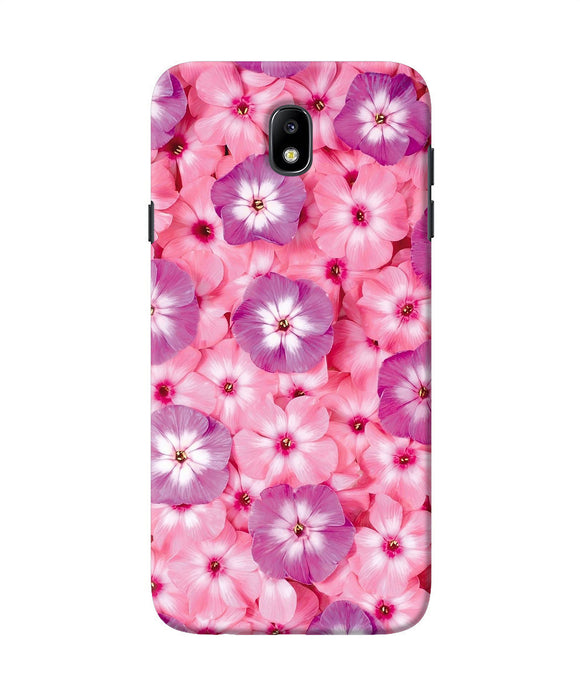 Natural Pink Flower Samsung J7 Pro Back Cover