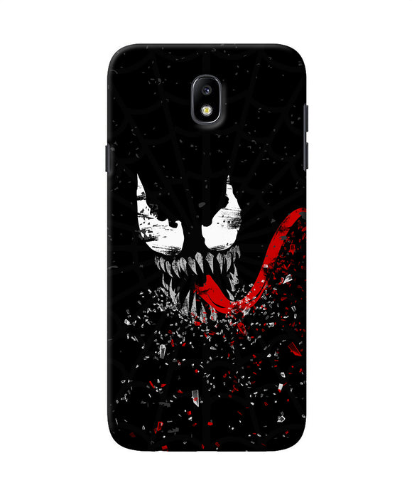 Venom Black Poster Samsung J7 Pro Back Cover