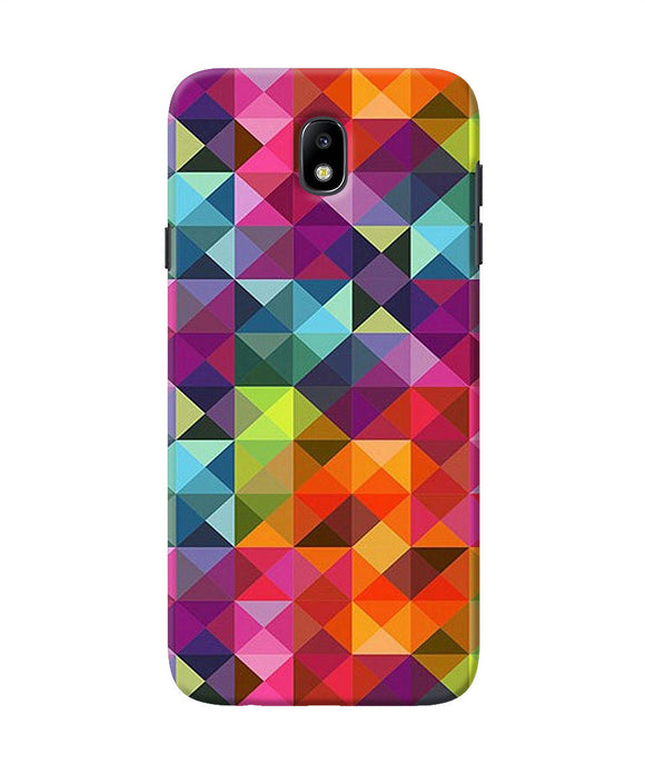 Abstract Triangle Pattern Samsung J7 Pro Back Cover