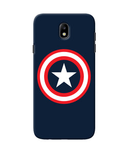 Captain America Logo Samsung J7 Pro Back Cover