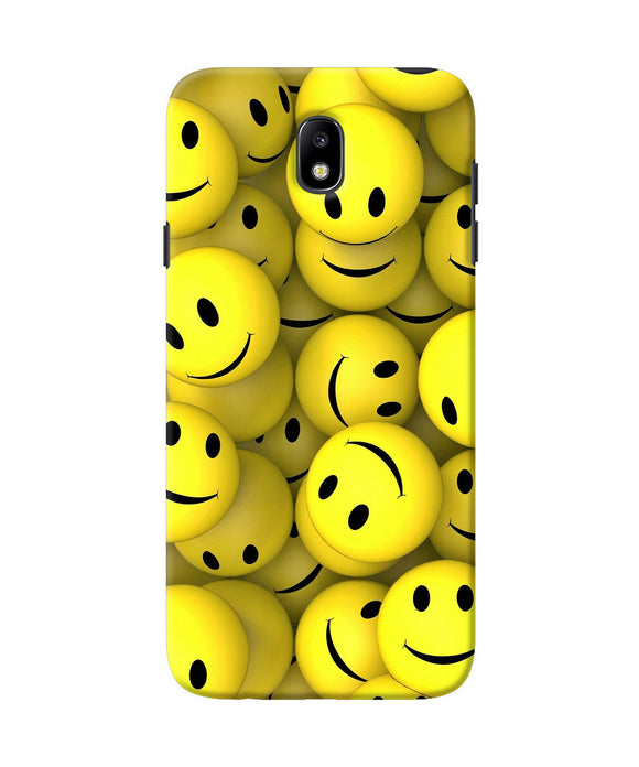 Smiley Balls Samsung J7 Pro Back Cover