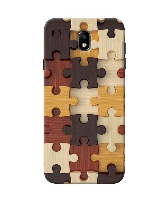 Wooden Puzzle Samsung J7 Pro Back Cover