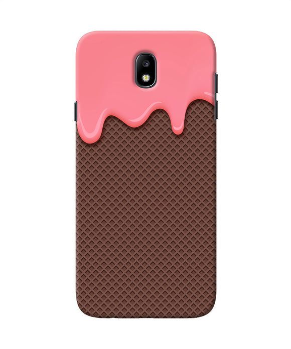 Waffle Cream Biscuit Samsung J7 Pro Back Cover