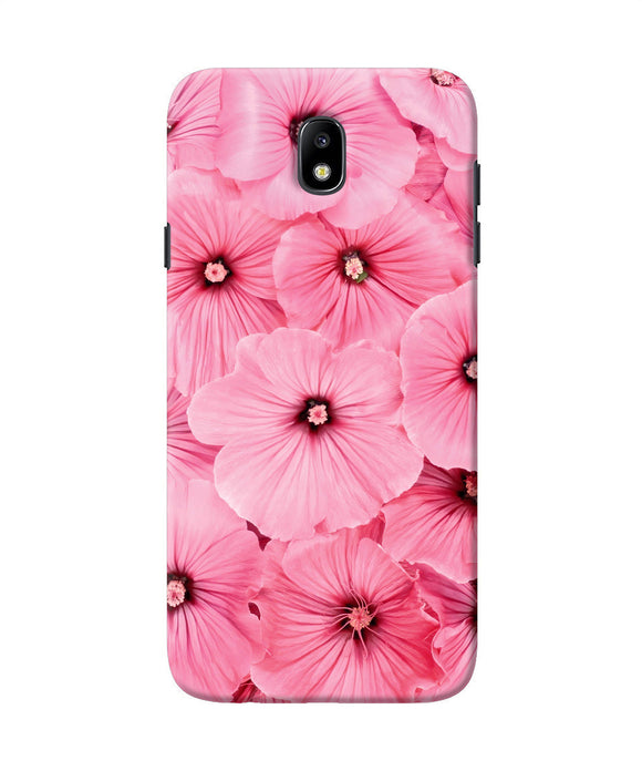 Pink Flowers Samsung J7 Pro Back Cover