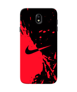 Nike Red Black Poster Samsung J7 Pro Back Cover