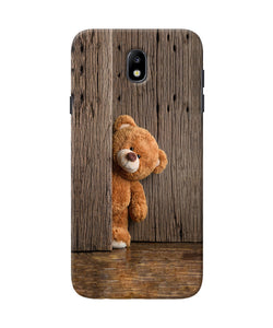 Teddy Wooden Samsung J7 Pro Back Cover