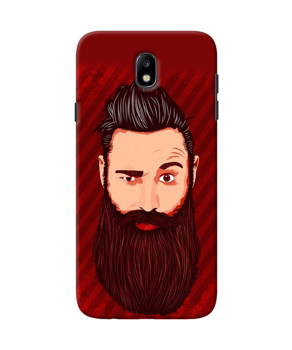 Beardo Character Samsung J7 Pro Back Cover