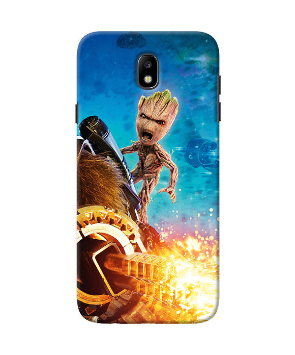Groot Angry Samsung J7 Pro Back Cover