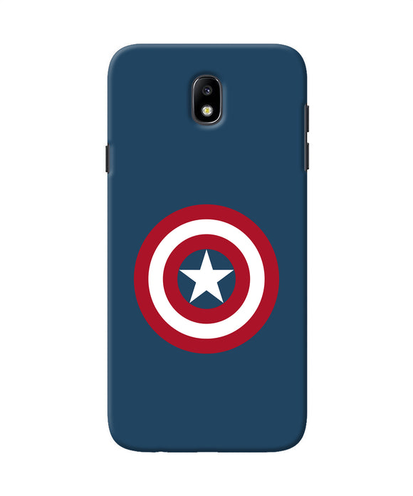 Captain America Logo Samsung J7 Pro Back Cover