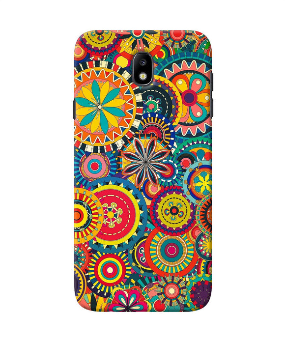 Colorful Circle Pattern Samsung J7 Pro Back Cover