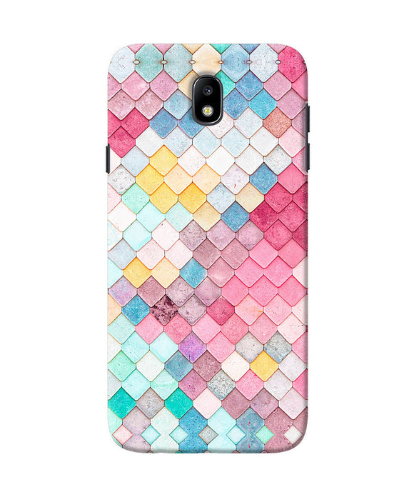 Colorful Fish Skin Samsung J7 Pro Back Cover