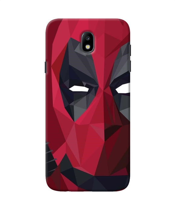 Abstract Deadpool Half Mask Samsung J7 Pro Back Cover