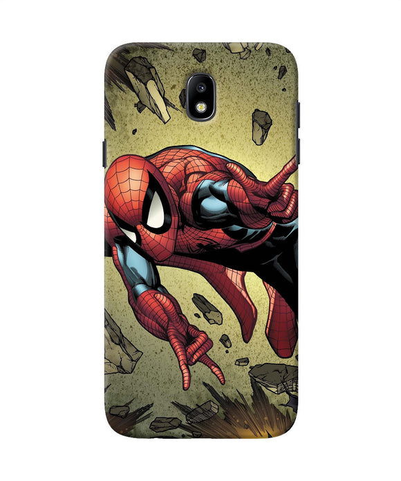 Spiderman On Sky Samsung J7 Pro Back Cover