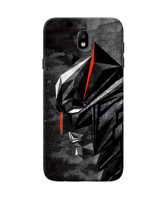 Batman Black Side Face Samsung J7 Pro Back Cover
