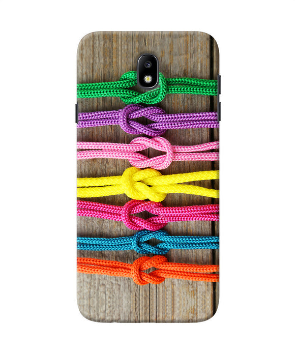 Colorful Shoelace Samsung J7 Pro Back Cover