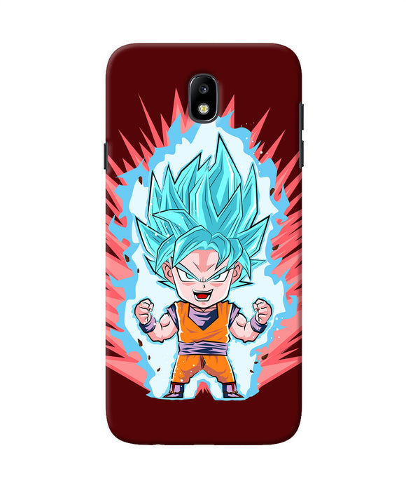 Goku Little Character Samsung J7 Pro Back Cover