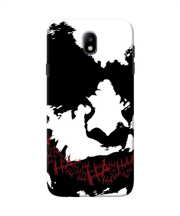 Black And White Joker Rugh Sketch Samsung J7 Pro Back Cover