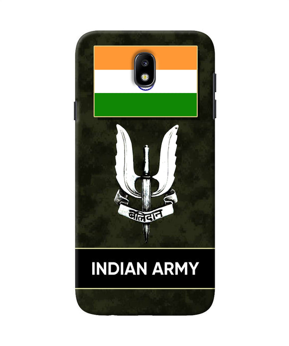 Indian Flag Balidan Logo Samsung J7 Pro Back Cover