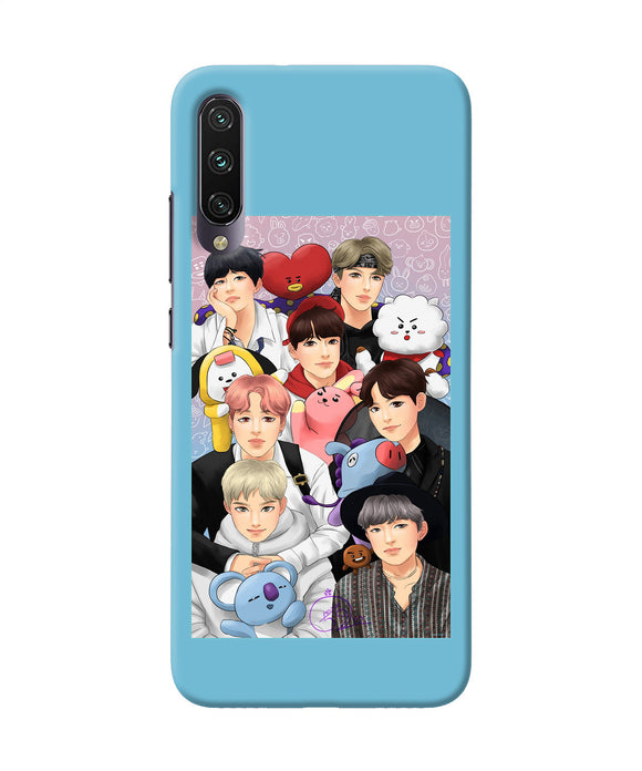 BTS with animals Mi A3 Back Cover