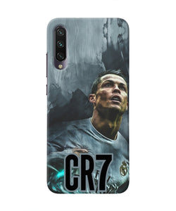 Christiano Ronaldo Grey Mi A3 Real 4D Back Cover