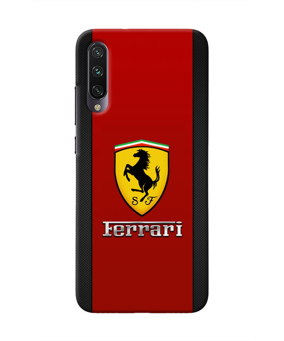 Ferrari Abstract Maroon Mi A3 Real 4D Back Cover