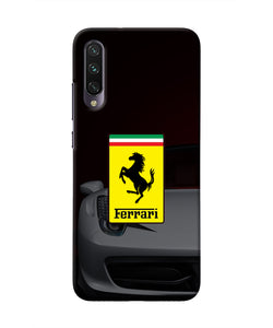 White Ferrari Mi A3 Real 4D Back Cover