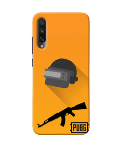 PUBG Helmet and Gun Mi A3 Real 4D Back Cover