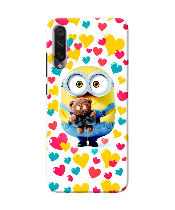 Minion Teddy Hearts Mi A3 Back Cover