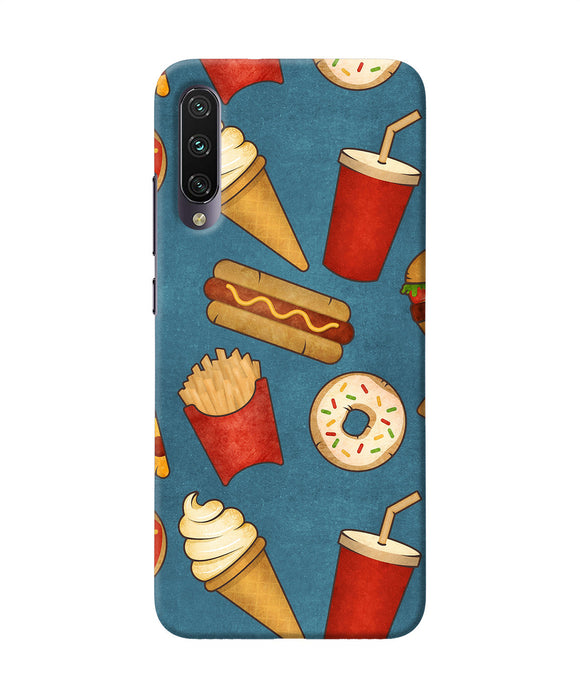 Abstract Food Print Mi A3 Back Cover