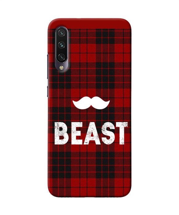 Beast Red Square Mi A3 Back Cover