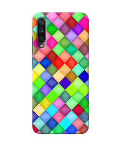 Abstract Colorful Squares Mi A3 Back Cover