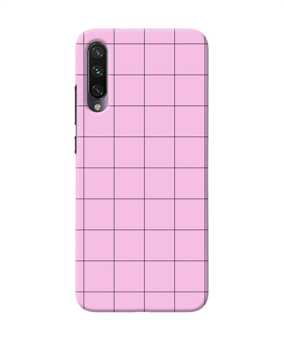 Pink Square Print Mi A3 Back Cover